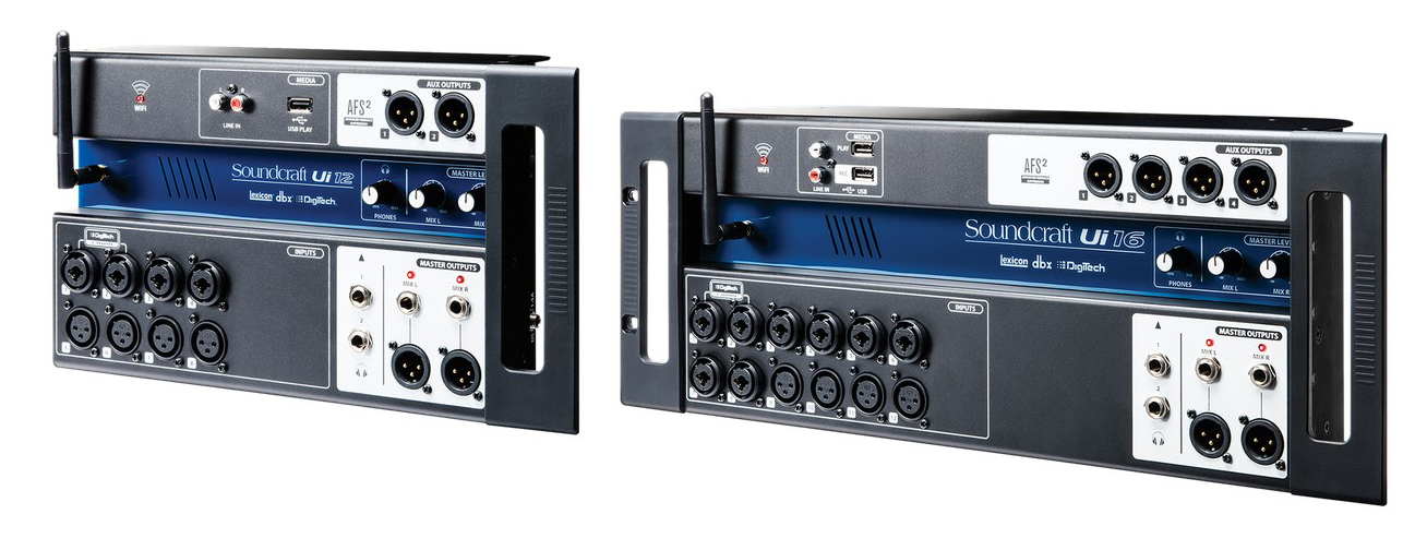 タブレットやPCでコントロールできるミキサー Soundcraft Ui12 Ui16
