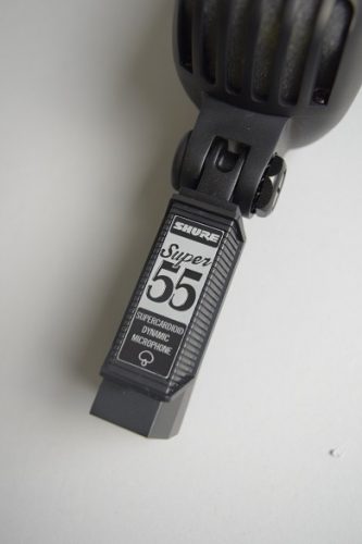 SHUREのガイコツマイク・Super 55の限定カラー・ピッチブラック