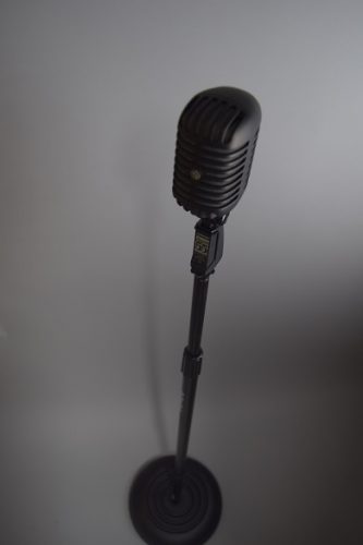 SHUREのガイコツマイク・Super 55の限定カラー・ピッチブラック