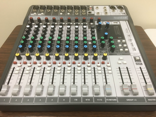 アナログミキサー【サウンドクラフト】signature 12 MTKを触ってみる