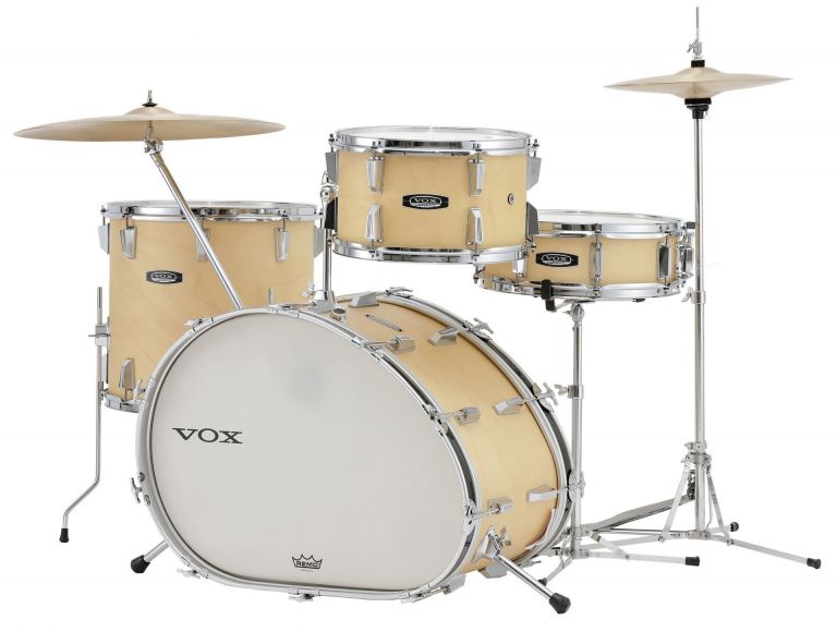 新製品:ドラムセット】VOX TELSTAR MAPLE｜VOXを象徴する楕円形バス
