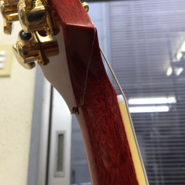 レスポールタイプのネック折れ修理 - ギターリペアブログ｜島村楽器の