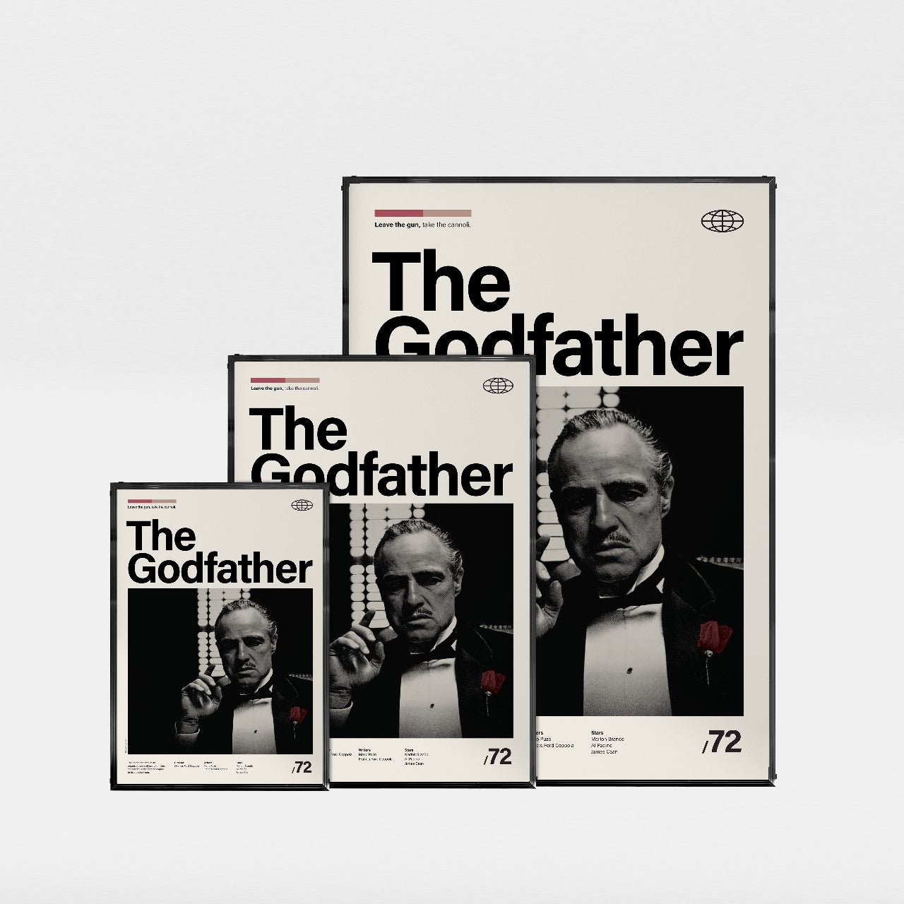 ゴッドファーザー」ミニマリストアートポスター – Ink Jp