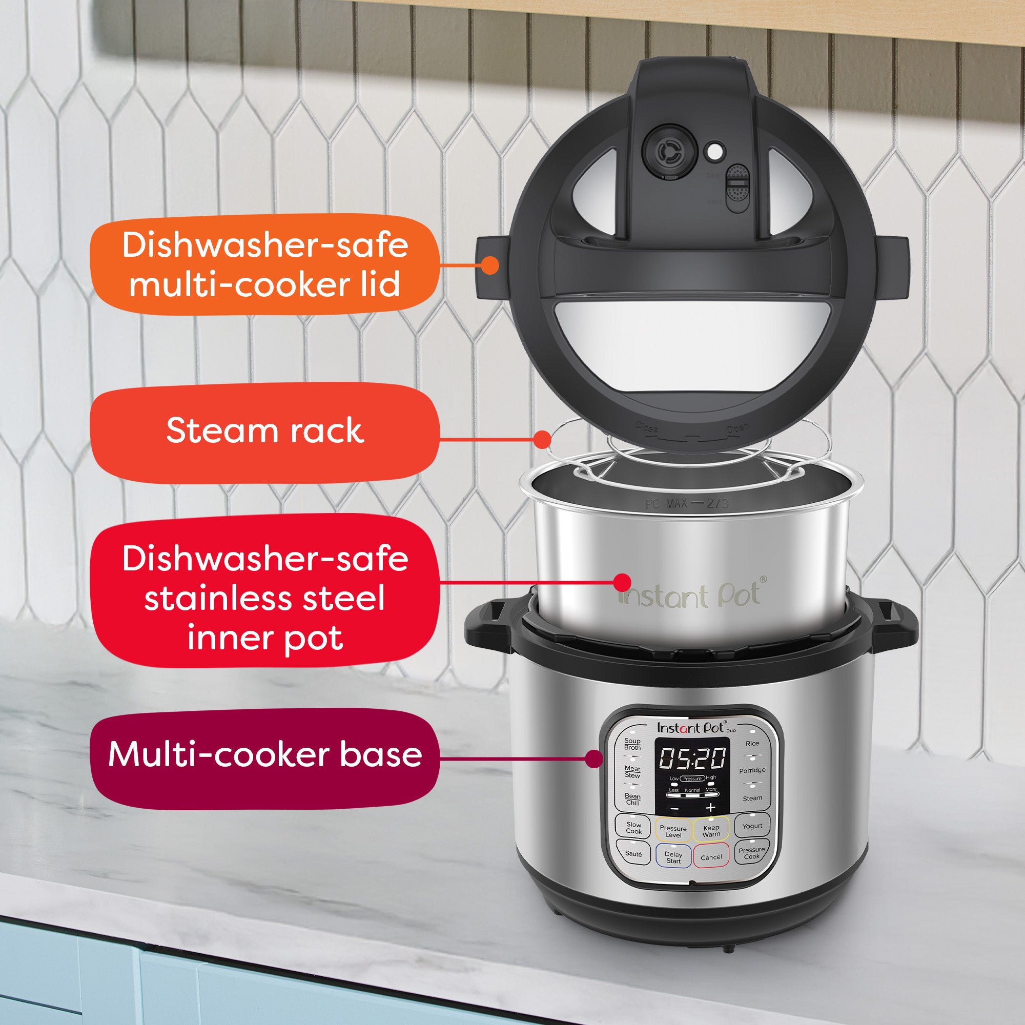 Instant Pot® Duo™ Mini 3QT Multi-Use Pressure Cooker