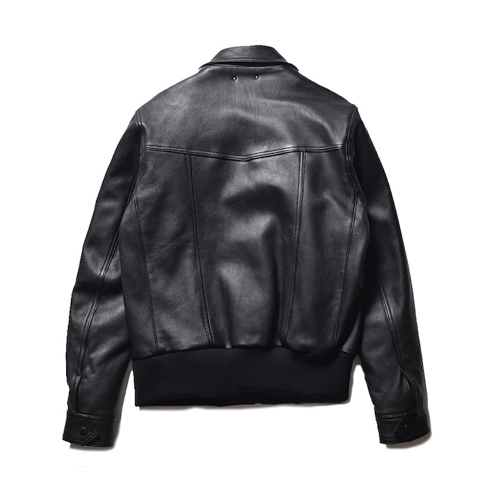MINEDENIM(マインデニム)｜Sheep Leather Zipup Rib JKT｜正規通販取扱