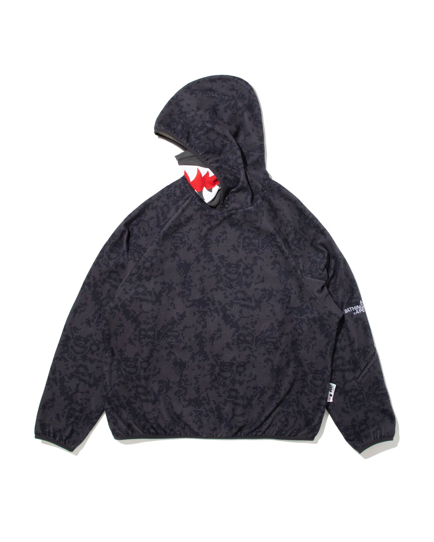 A BATHING APE® BAPE By Kazuki Kuraishi Pixelate Camo Shark Relaxed