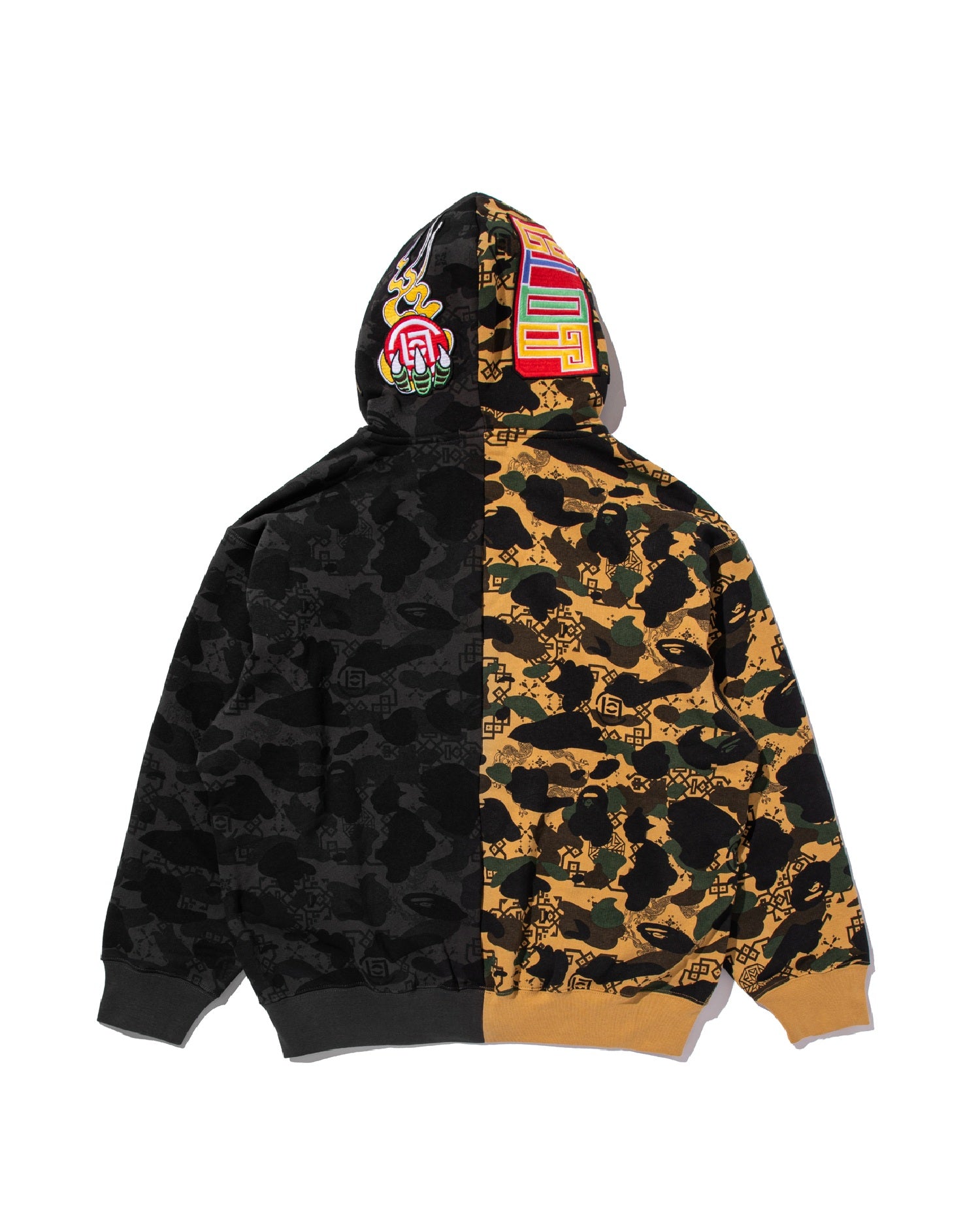 A BATHING APE® BAPE X Clot Camo Split Shark Relaxed Fit Full Zip