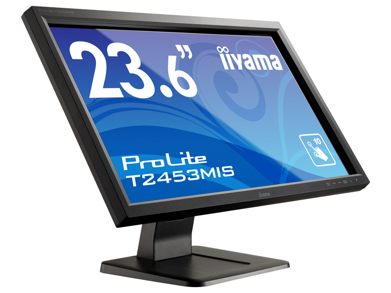 iiyama、赤外線方式タッチパネルを採用した23.6型ディスプレイ
