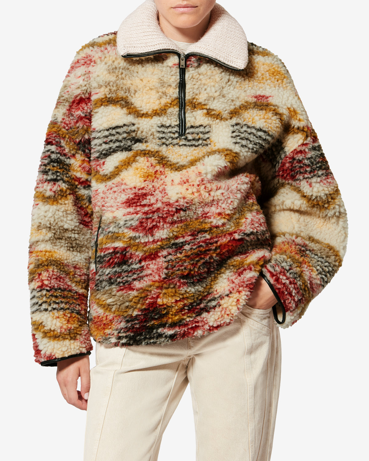 MARNER COAT Woman ecru-ochre | ISABEL MARANT Official online store