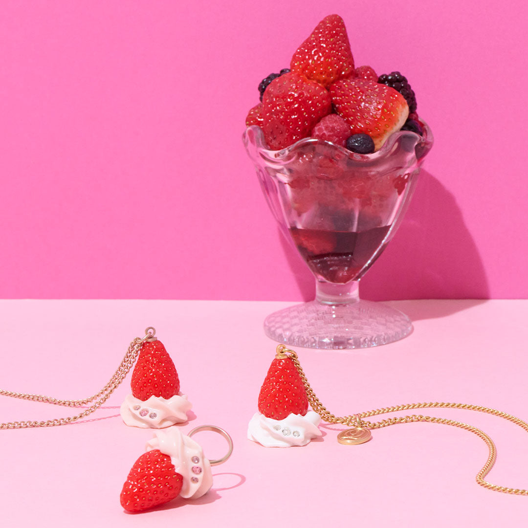 Fresh Strawberry Ring (Pink)【Japan Jewelry】 – Japan Jewelry