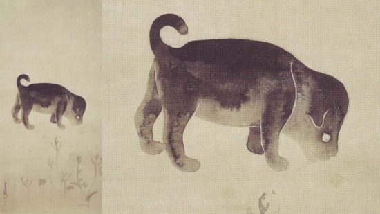 これなら日本画も楽しめる！かわいい子犬に惚れた江戸の5人の絵描き