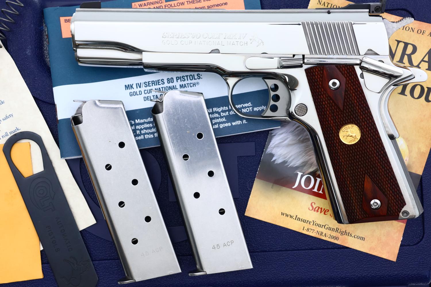 Colt Stainless Steel, Series 80, Gold Cup National Match, RSG237