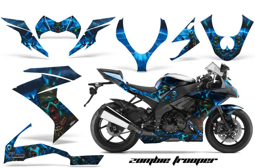 Kawasaki ZX10 Graphics - Invision Artworks Powersports Graphics