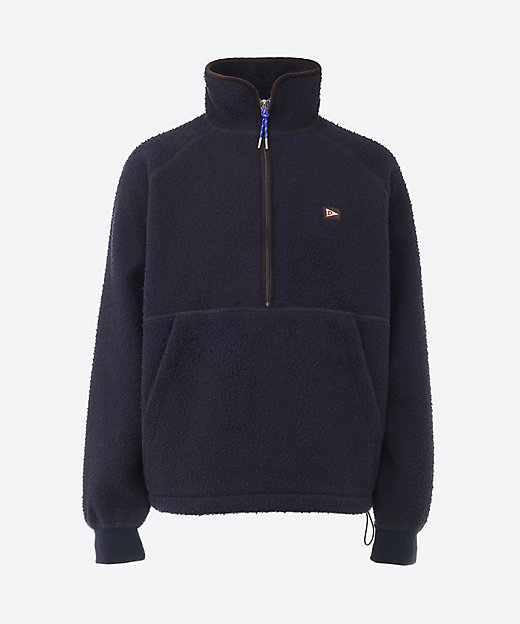 ハーフフリースZIP 52／DR2A1Z | Drake's (Men)/ドレイクス