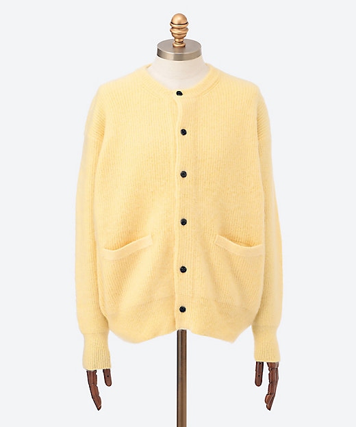 カーディガン KID MOHAIR KNIT CARDIGAN 24W