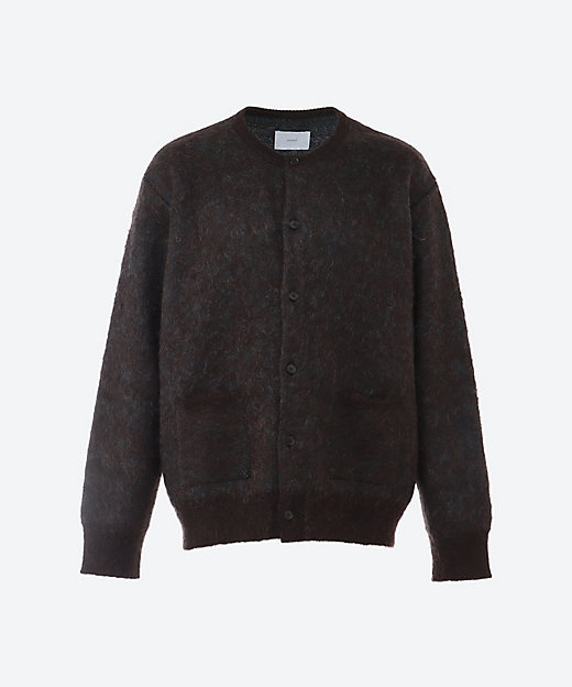 カーディガン KID MOHAIR MIX JACQUARD KNIT