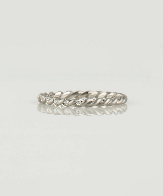 ツイストダイヤモンドリングプラチナ TW00－D7－PT | shinkai