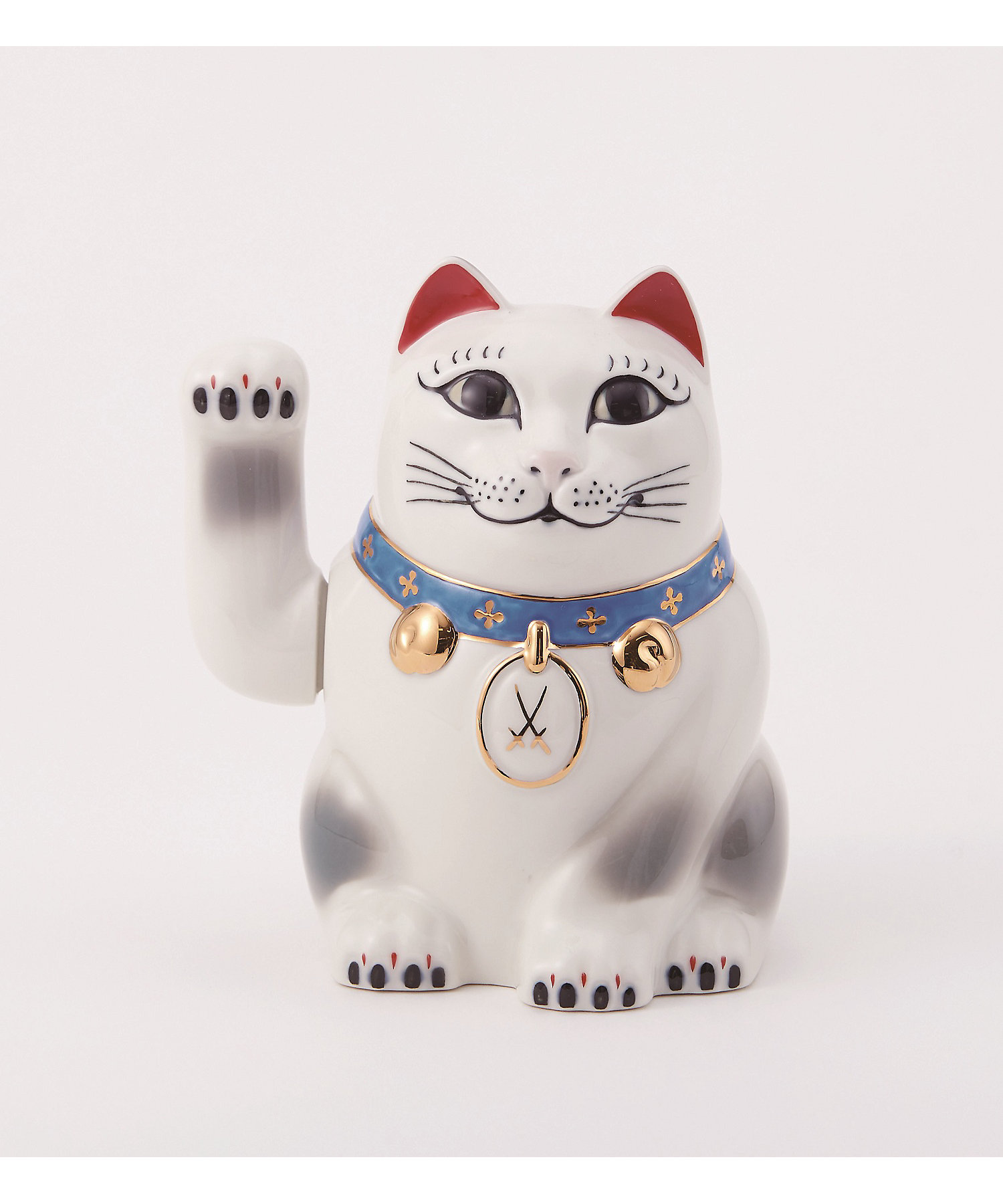 招き猫（ブルー） | MEISSEN/マイセン | 三越伊勢丹オンラインストア