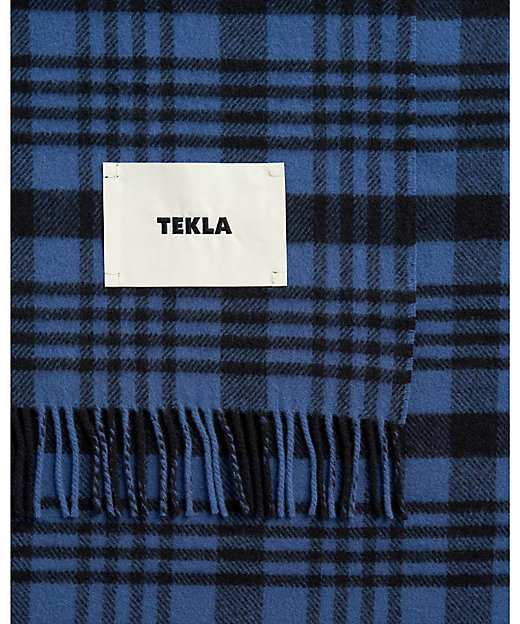 ブランケット Blue Plaid | TEKLA/テクラ | 三越伊勢丹