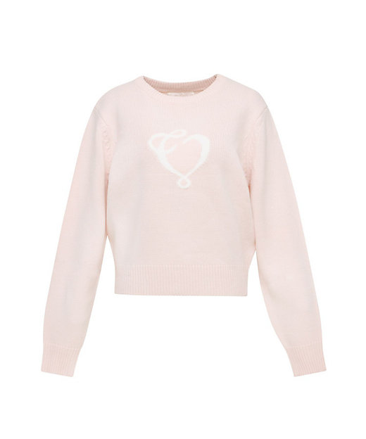 the virgins heart logo pink knit 伊勢丹限定