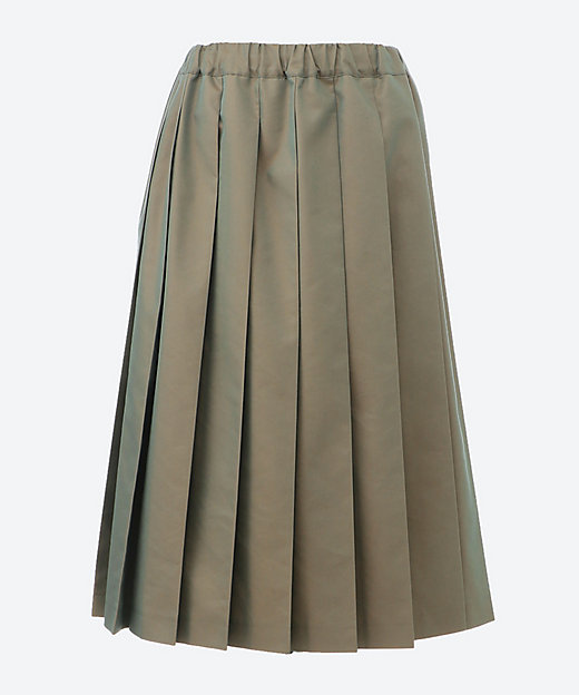 綿エステルツイル ウエストゴム プリーツスカート TQ―S012