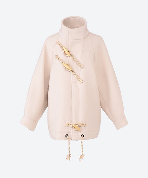 DOUBLE FACE DUFFEL JACKET | HYKE (Women