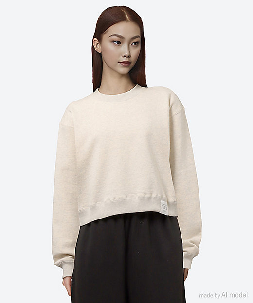 CROPPED SWEAT SHIRT 25SS／12413 | HYKE