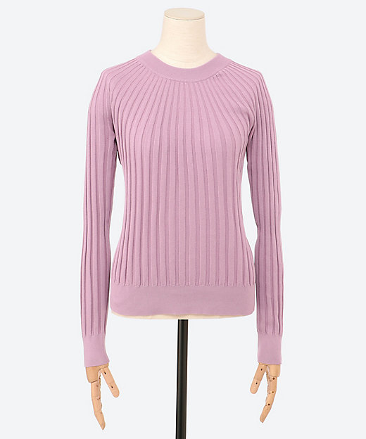 WIDE RIBBED SWEATER 25SS／11382 | HYKE