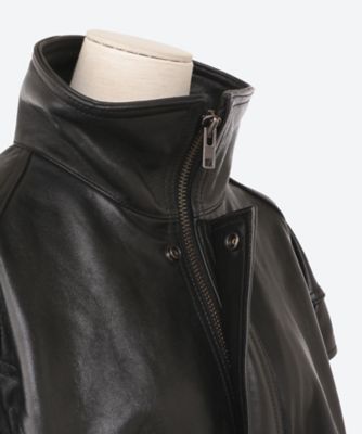 LEATHER TRACK JACKET | doublet (Women