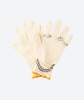 KNIT GLOVES WITH RINGS 25AW88GV05