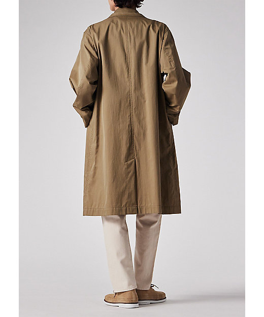 コットンナイロン ステンカラーコート（1521033962） | Paul
