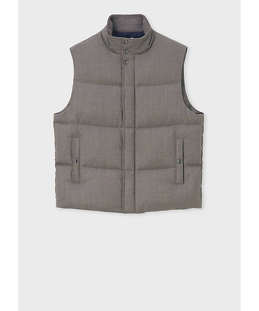 ウールフランネル ダウンベスト（253131710Z） | Paul Smith