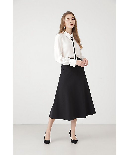 ◇バイカラータイブラウス（0313210940） | PINKY&DIANNE