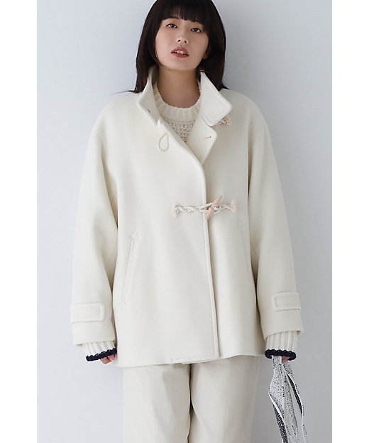 ◇ダブルモッサダッフルコート（0773255102） | human woman