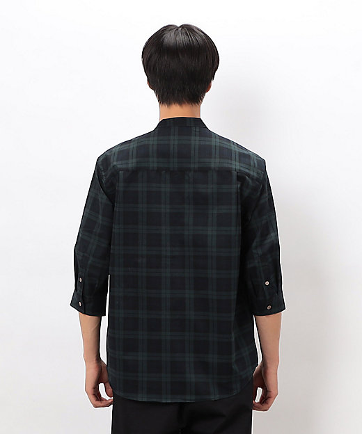 COOL DOTS ブラックウォッチ プリントシャツ