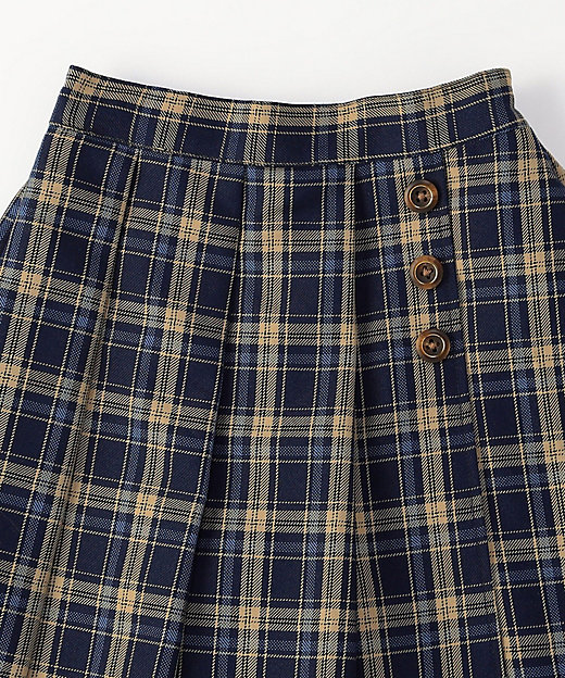 チェック キュロットスカート（140－160cm