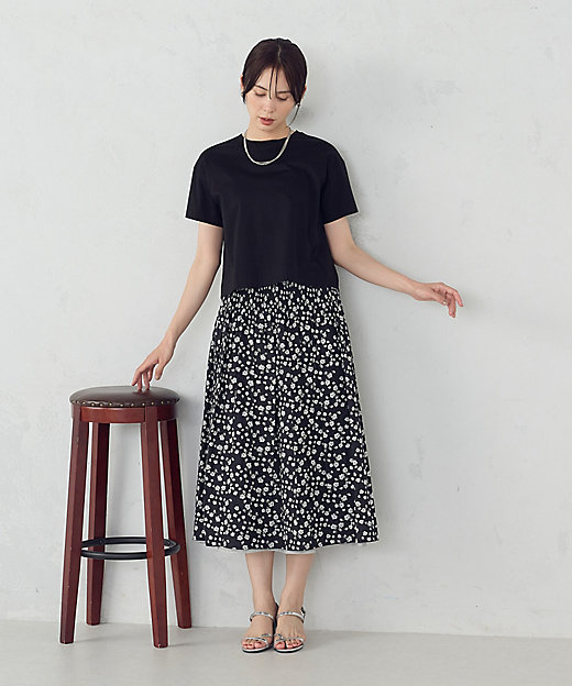 リバーシブル】花柄ジャガードスカート（1290FM01） | COMME