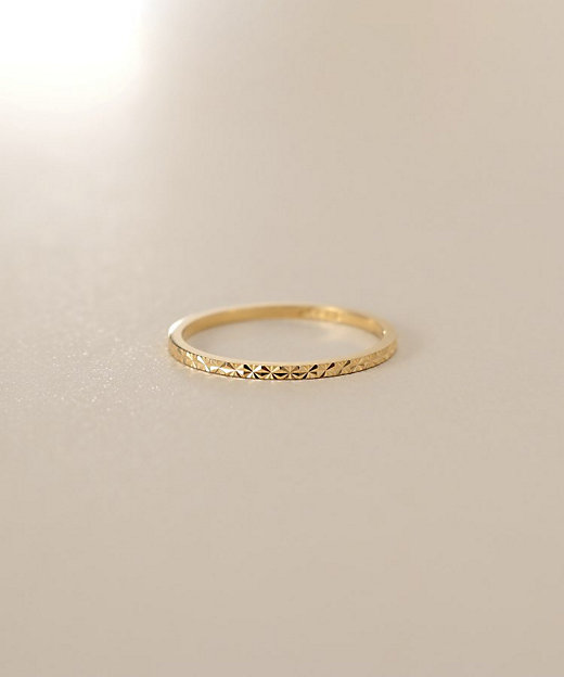 K18カットワーク極光 リング（2001463469） | COCOSHNIK