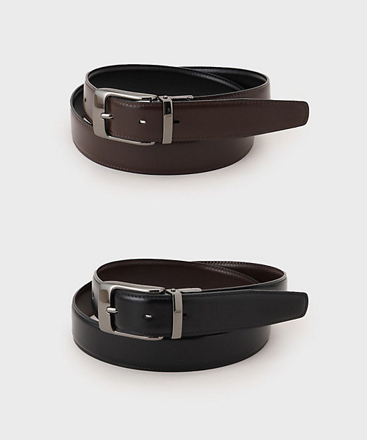 リバーシブル／Made in JAPAN】レザー ドレスベルト