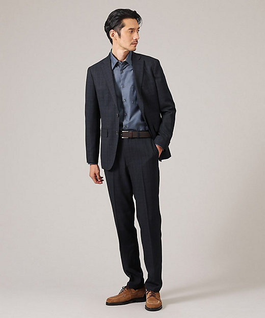 ストレッチ グレンチェック パンツ（2002276349） | TAKEO