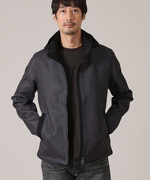 DOWN FABRIC】ダウンファブリック フード ZIP UP