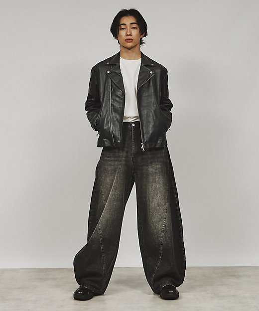 ラムレザーダブルライダースジャケット（2002300389） | tk