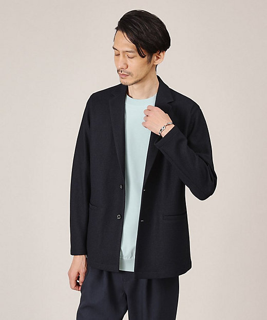 軽羽織】尾州ラッセル ジャケット（2002379623） | TAKEO