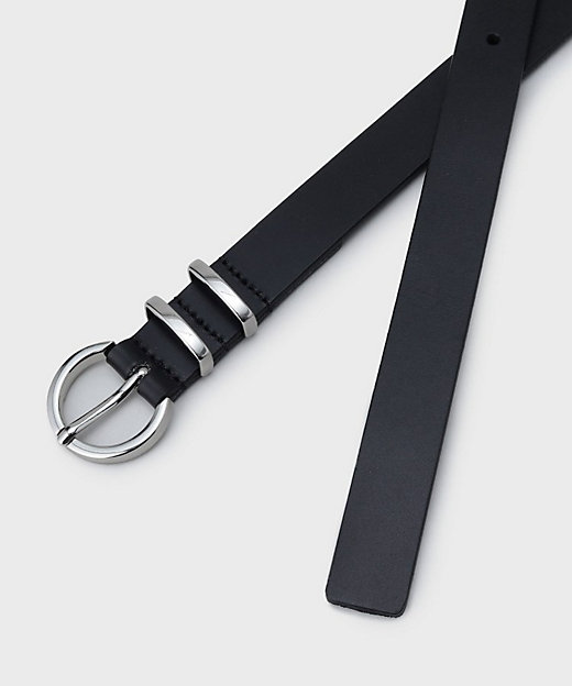 シンプルナローレザーベルト（2002385784） | tk. TAKEO