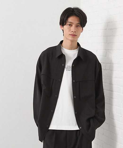 ダブルポケットシャツ【セットアップ可／洗濯機OK