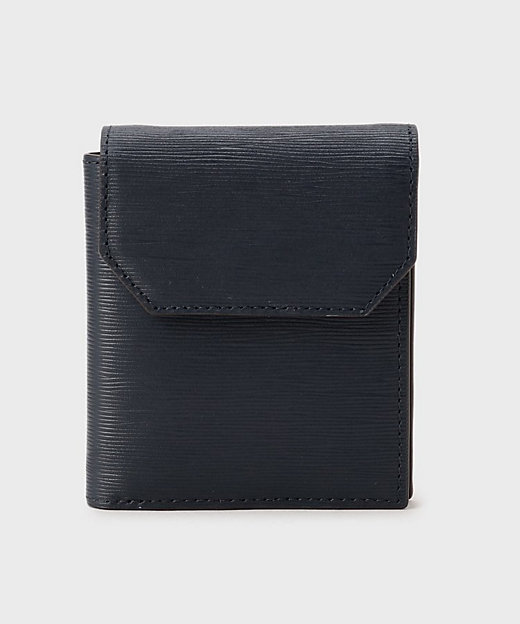 NEW レザーリップルシリーズ】 コンパクトウォレット