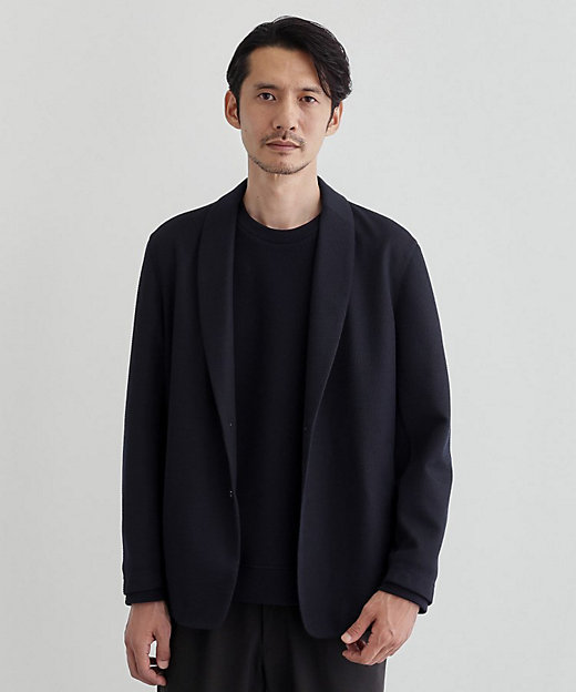 尾州織】ショールカラー カーディガン（2002464169