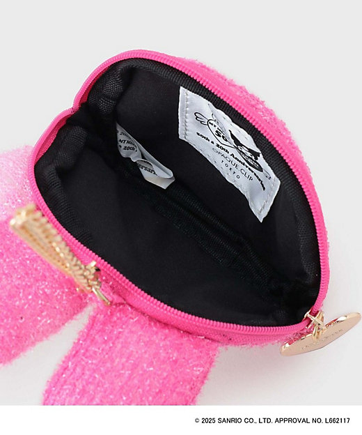 マイメロディ】フェイス型キラキラポーチチャーム