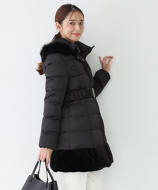 ミディ丈】ベルト付ダウンコート（2002527114） | COUP DE