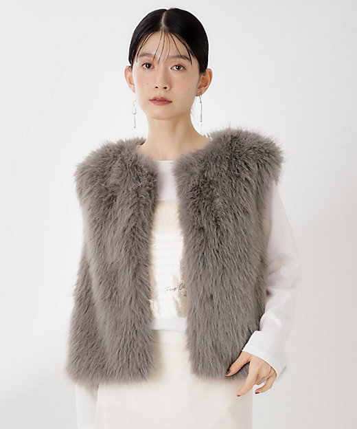 フェイクファーベスト（2002528822） | THE SHOP TK (Women
